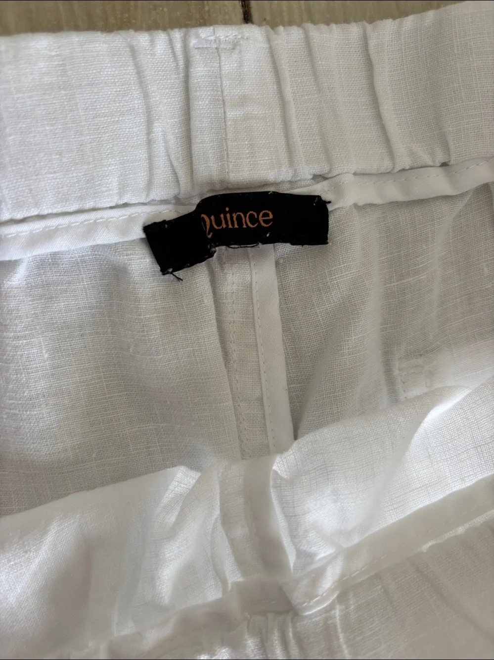 Quince 100% European Linen Pants White Large